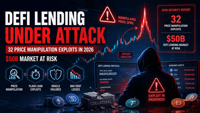 DeFi Lending Faces a Price Manipulation Crisis as 32 Exploits Hit in 2026