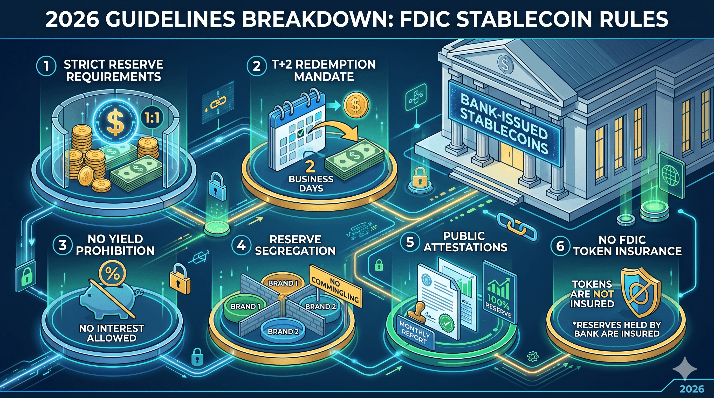 FDIC Stablecoin Guidelines: Full Breakdown of the Draft Rules for Bank-Issued Stablecoins