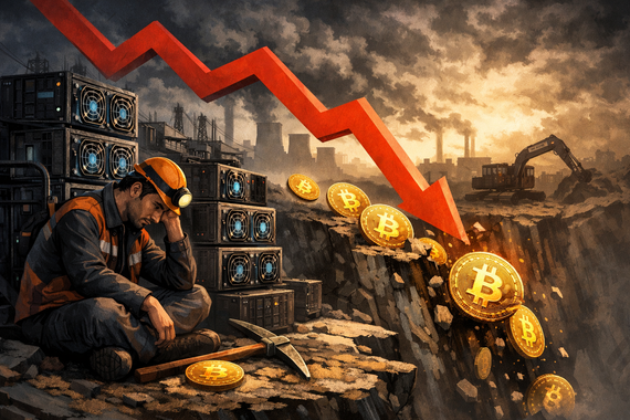 Receita de mineradores de Bitcoin cai 11%: A capitulação dos mineradores está se tornando um risco real?