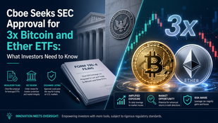 Cboe ขออนุมัติจาก SEC สำหรับ ETF สามเท่าของ Bitcoin และ Ether: สิ่งที่นักลงทุนควรรู้