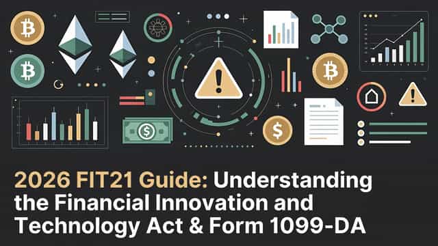 Руководство по FIT21 на 2026 год: Понимание Закона о финансовых инновациях и технологиях и формы 1099-DA
