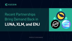 Recent Partnerships Bring Demand Back in LUNA, XLM, and ENJ