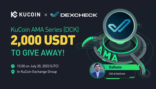 KuCoin AMA With DexCheck (DCK): An AI-based Crypto/NFT Data Analytics Platform
