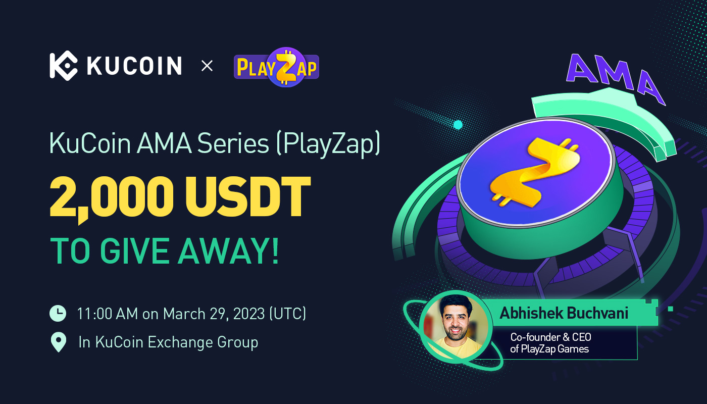 KuCoin AMA With PlayZap Games (PZP) — Esports For Casual Gamers