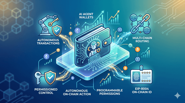 วอลเล็ตของตัวแทน AI ในปี 2026: วิธีที่คริปโตกำลังถูกสร้างใหม่เพื่อรองรับ AI อัตโนมัติบนโซ่