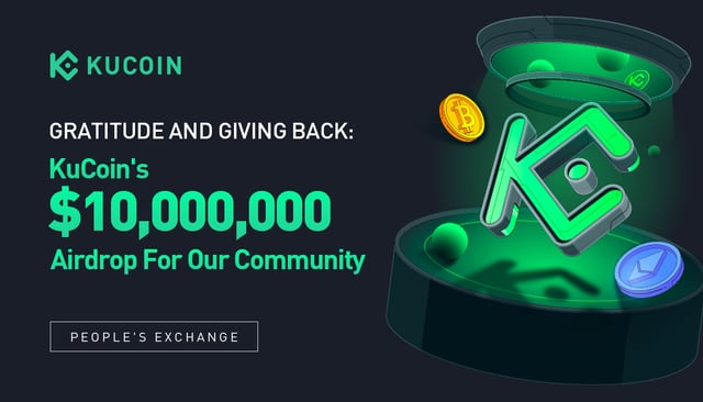 KuCoin’in CEO'sundan Mektup: Topluluğumuzun Desteğine Teşekkür olarak 3 Gün içinde 10 Milyon Dolarlık KCS ve BTC Airdropları Yapacağız