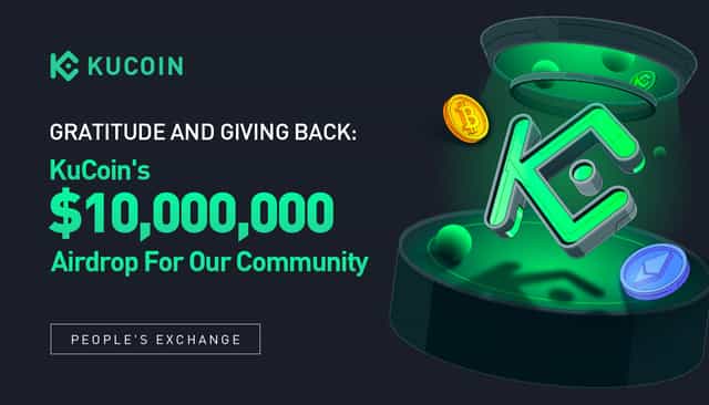 KuCoin’in CEO'sundan Mektup: Topluluğumuzun Desteğine Teşekkür olarak 3 Gün içinde 10 Milyon Dolarlık KCS ve BTC Airdropları Yapacağız