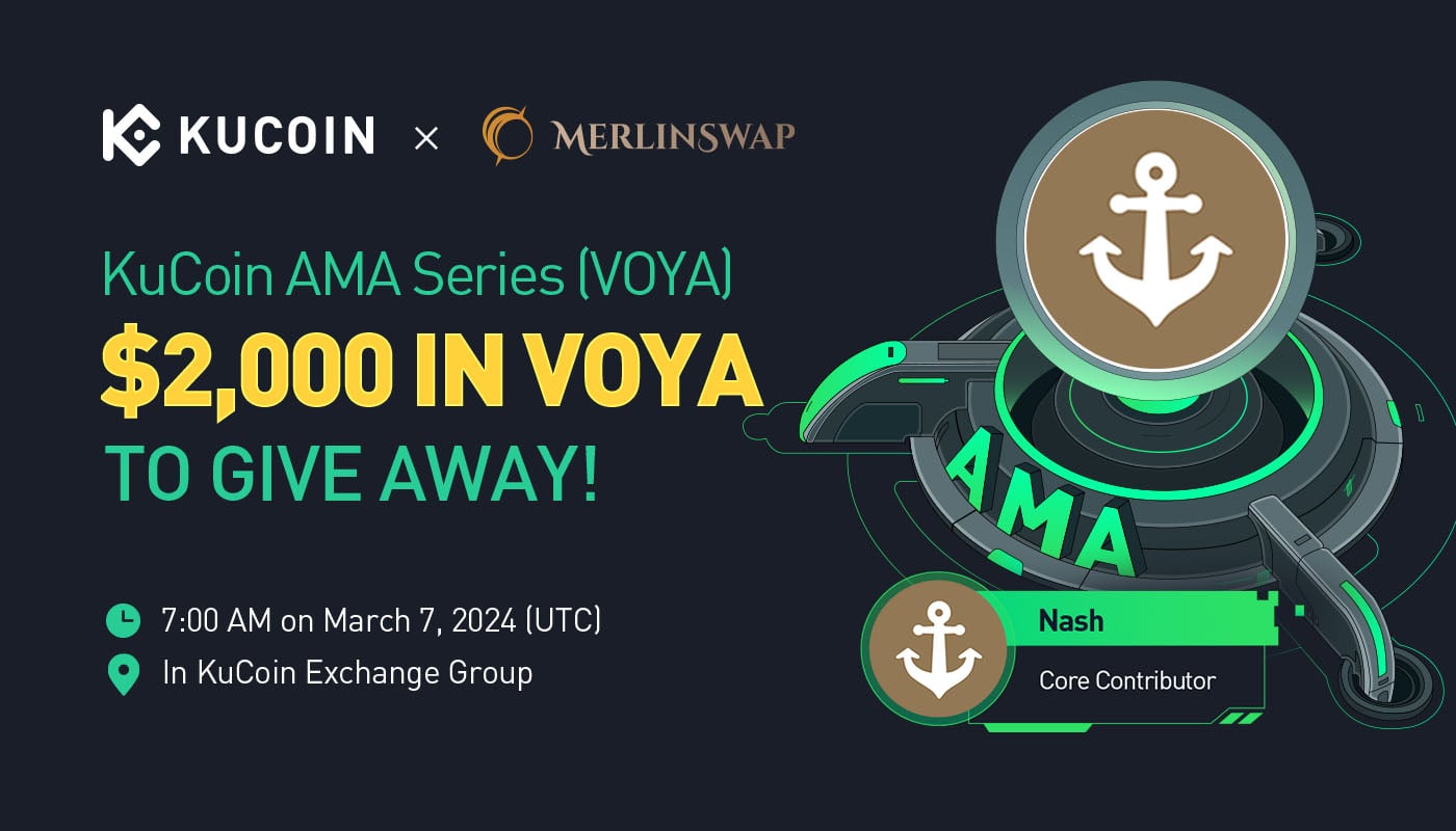 KuCoin AMA With Voya (VOYA) — Voyaging Through Innovation: The First BRC-20 Token on the Merlin Chain
