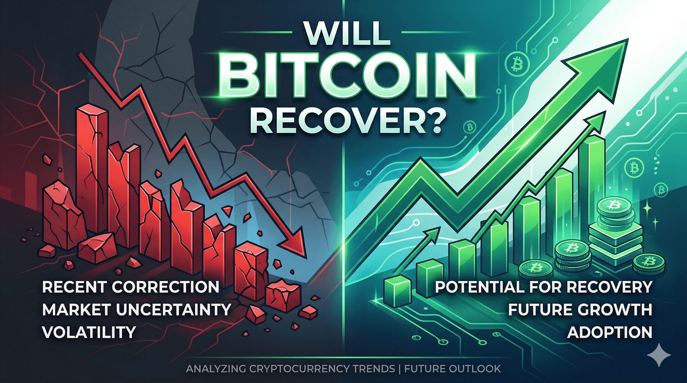 Bitcoin จะฟื้นตัวหรือไม่? การวิเคราะห์ตลาดอย่างละเอียดและแผนการฟื้นตัวปี 2026