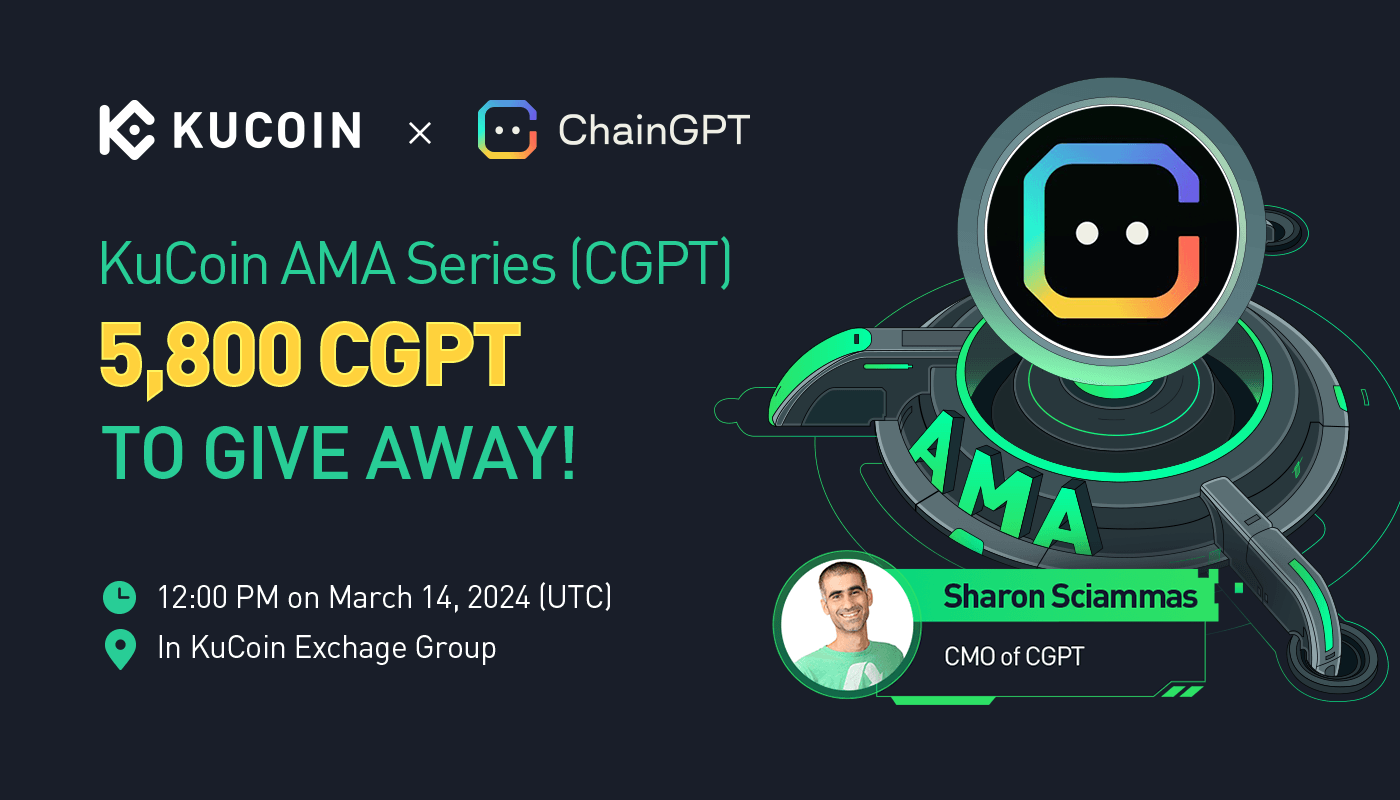 KuCoin AMA With ChainGPT (CGPT) — Unleashing the Power of the AI Blockchain