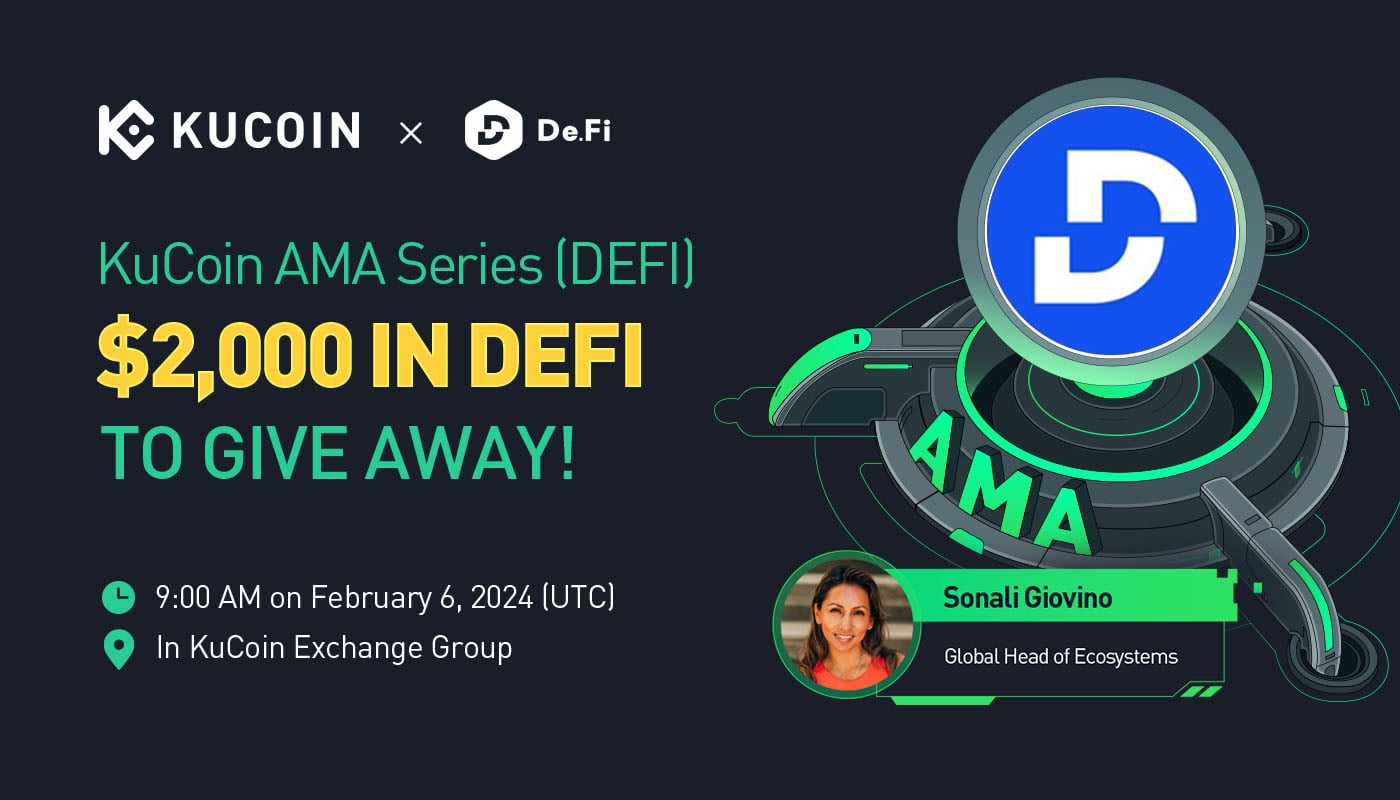 KuCoin AMA With De.Fi (DEFI) — Elevate Your Web3 Experience: The Ultimate SocialFi and Antivirus SuperApp
