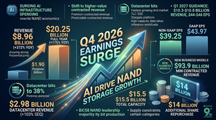 Pendapatan SanDisk Q4 FY2026: Pendapatan Meningkat 372% kepada $8,96 bilion seiring permintaan pusat data AI mendorong keputusan rekod dan pembelian semula $14 bilion