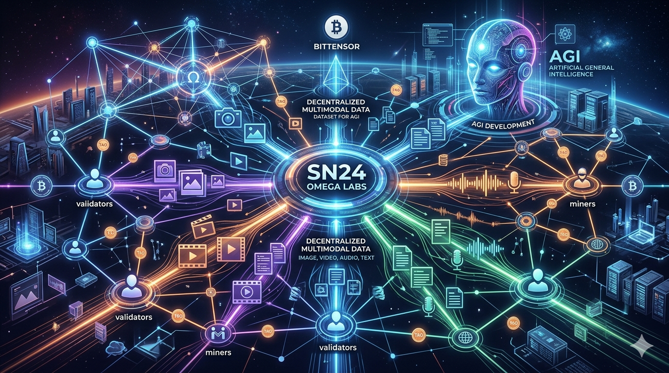 Что такое SN24 (Omega Labs): крупнейший децентрализованный мультимодальный набор данных в экосистеме Bittensor