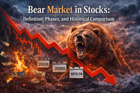 Bear Market sa mga Stock: Depinisyon, mga Pahinga, at Kasaysayang Pagkukumpara