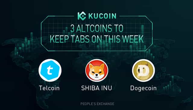 3 Altcoins To Keep Tabs On — TEL, DOGE, SHIB | KuCoin Weekly Review Issue #20