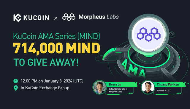 KuCoin AMA With Morpheus Labs (MIND) — Enabling Web3 Transformation Powered by AI Technology