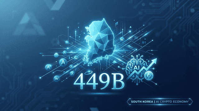 L'économie cryptographique de la Corée du Sud génère un volume annuel de 449 milliards de dollars, portée par la spéculation sur les jetons IA