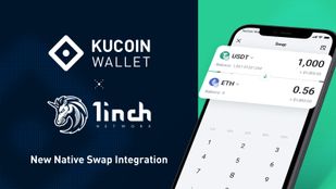 KuCoin Wallet Integrates 1inch For Implementing Native Swap Function