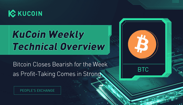 KuCoin Weekly Technical Overview: Bitcoin Closes Bearish for the Week as Profit-Taking Comes in Strong