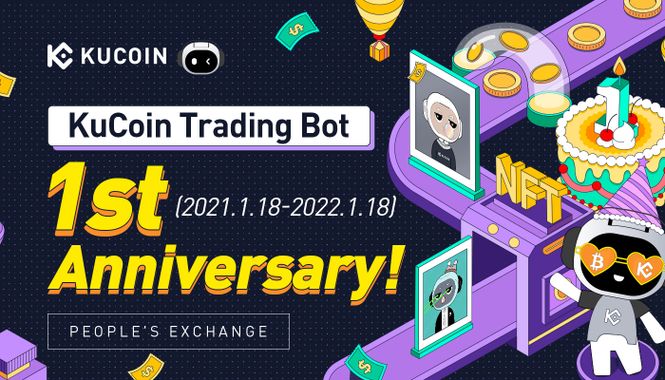 Claim NFT Gifts in the KuCoin Trading Bot 1st Anniversary! 