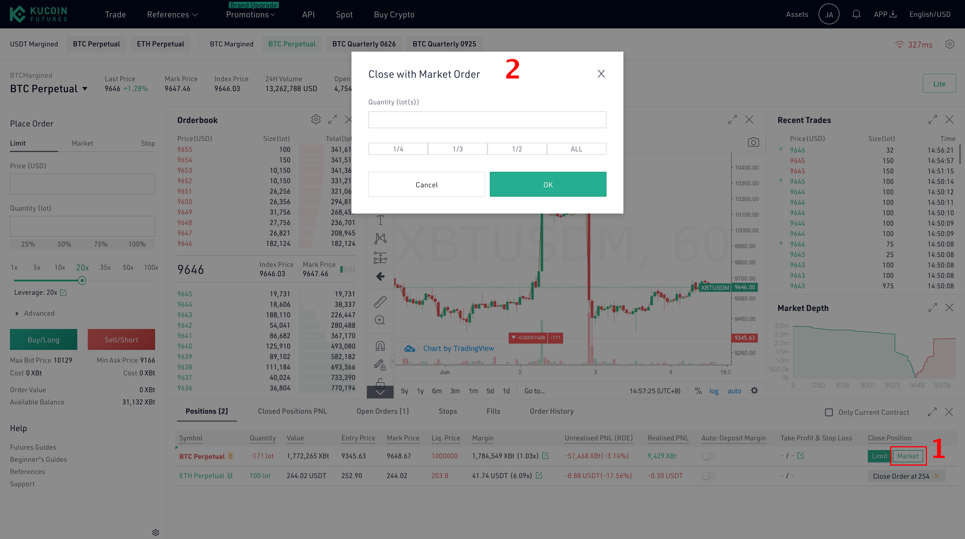 kucoin excgange 24 hour volume