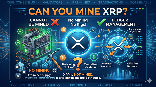 Можно ли майнить XRP? Основное руководство по XRP Ledger в 2026 году