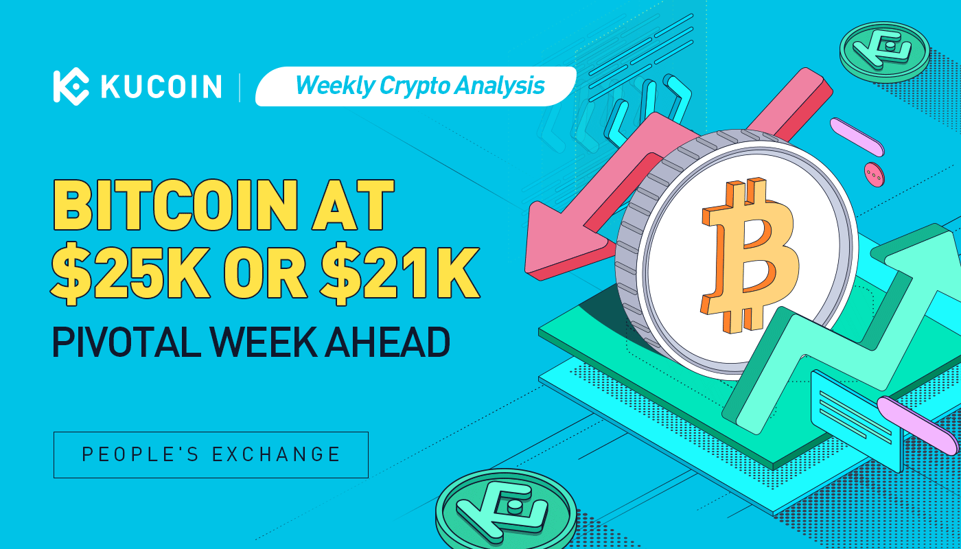 Weekly Crypto Analysis: Bitcoin at $25k or $21k? Pivotal Week Ahead