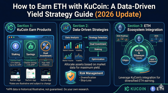 KuCoin के साथ ETH कैसे कमाएं (एक डेटा-आधारित यील्ड स्ट्रैटेजी गाइड)