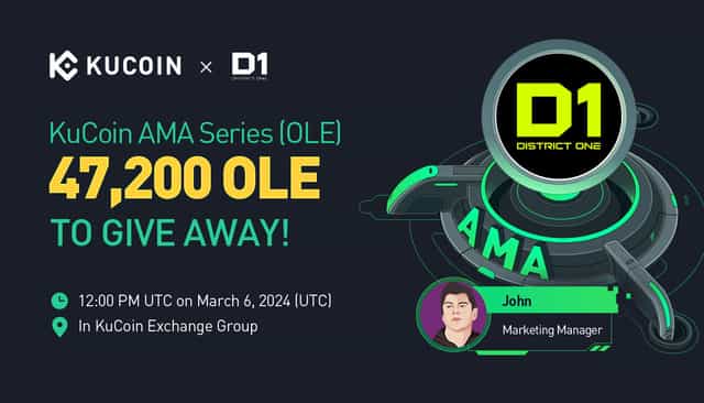 KuCoin AMA With DistrictOne (OLE) — The Rise of Social Space with Money Game