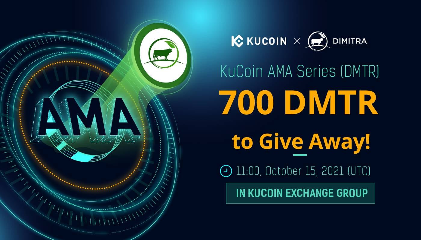 KuCoin AMA with Dimitra — Leading Agricultural Technology Software Platform, Helping Farmers To Increase Yield, Reduce Cost and Mitigate Risk