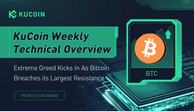 KuCoin Weekly Technical Overview: Extreme Greed Kicks In As Bitcoin Breaches its Largest Resistance