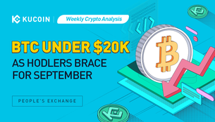 Weekly Crypto Analysis: BTC Under $20K as HODLers Brace for September