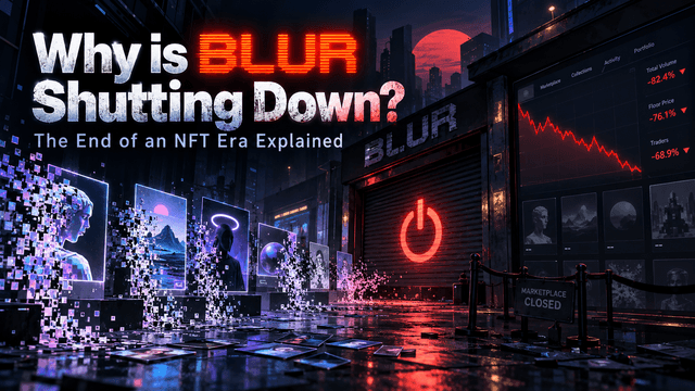 Pourquoi Blur ferme-t-il ? La fin d'une ère NFT expliquée