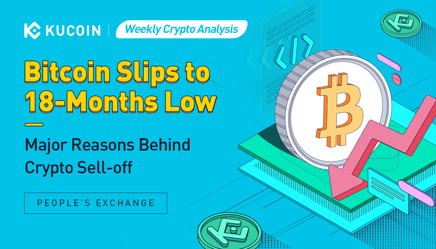 Weekly Crypto Analysis: Bitcoin Slips to 18-Month Low, Major Reasons Behind a Crypto Sell-off