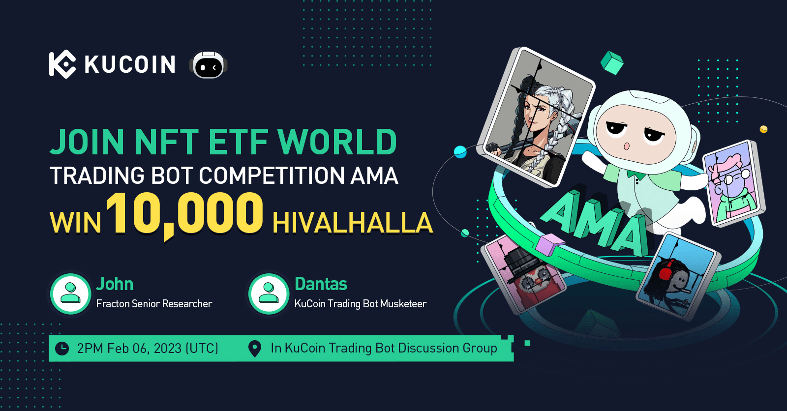 Join the NFT ETF World, Trading Bot Competition AMA — The Introduction of Trading Bot Event