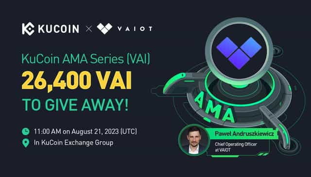 KuCoin AMA With VAIOT (VAI) — Synergizing AI and Blockchain for Automating Business Processes