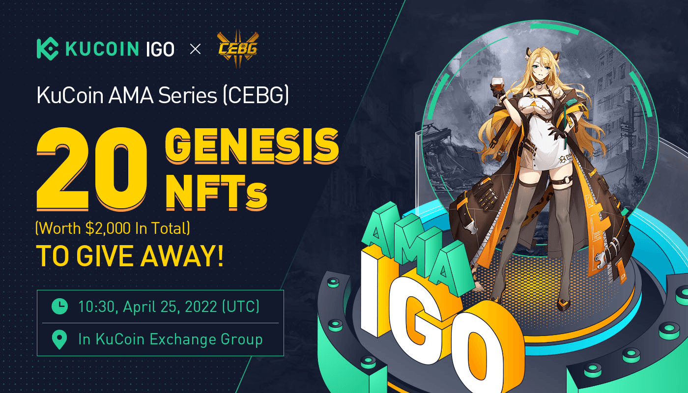KuCoin AMA with CEBG (CEC) — The 1st Anime, MOBA, Beauty, and Mecha Game on Blockchain
