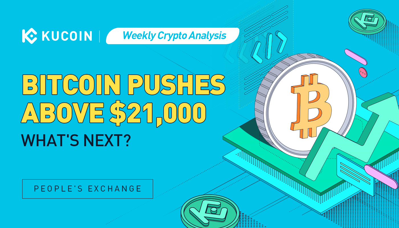 Weekly Crypto Analysis: Bitcoin Pushes Above $21,000; What's Next?