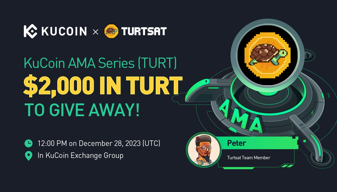 KuCoin AMA With TurtSat (TURT) — A Gitcoin-Inspired Platform for Building, Donating, and Impacting Bitcoin Ordinals & BRC-20