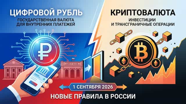 Digital Ruble and Cryptocurrency in Russia in 2026: Differences, Rules for Businesses and Investors