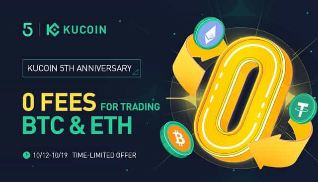 Cero comisiones en los pares de trading de BTC y ETH | Haz de KuCoin tu exchange para operar con criptos