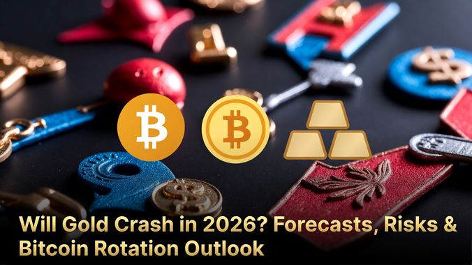 2026年に金価格が暴落するのか？予測、リスクとビットコインへの資金移動の見通し
