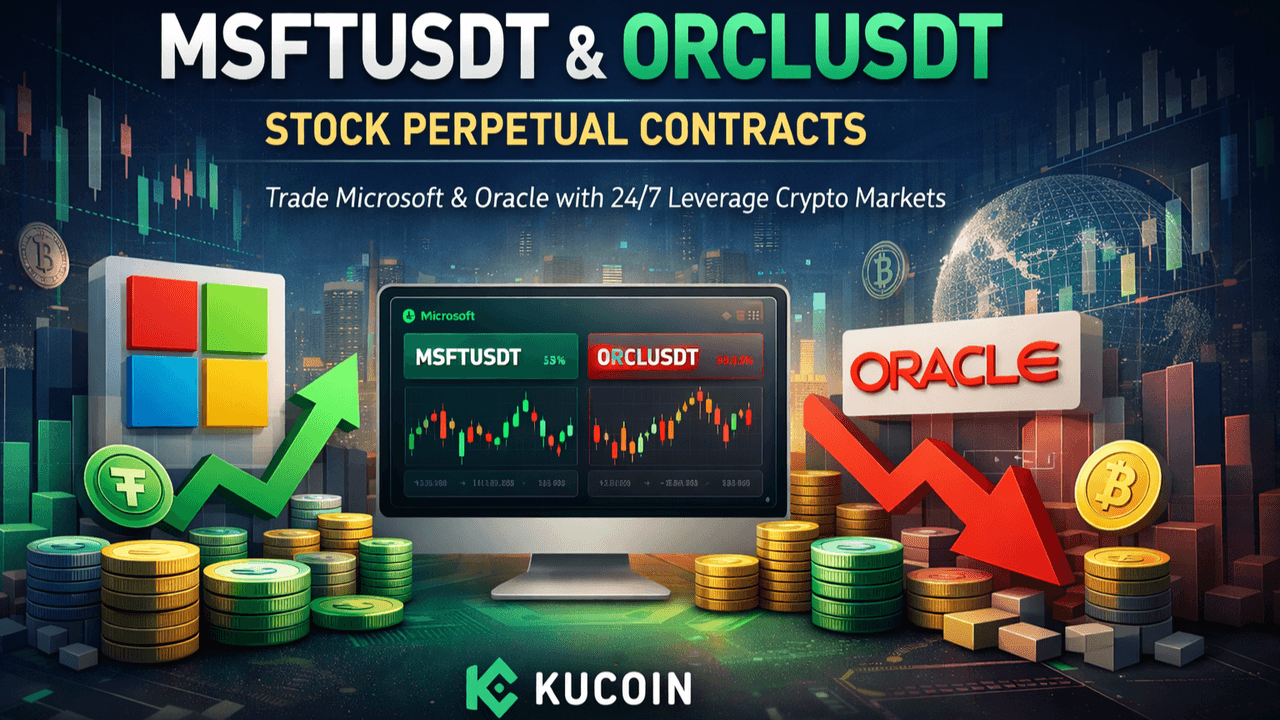 KuCoin पर MSFT और ORCL परपेचुअल्स कैसे ट्रेड करें