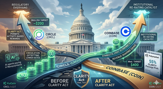 هل سيقود قانون CLARITY النهائي CRCL إلى 200 دولار ويعزز أسهم Coinbase في عام 2026؟