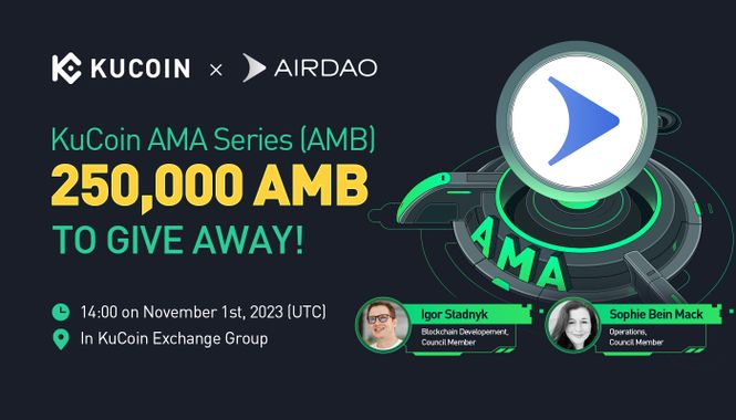 KuCoin AMA With AirDAO (AMB) — Creating the Democratized Future of DeFi Through Community Participation