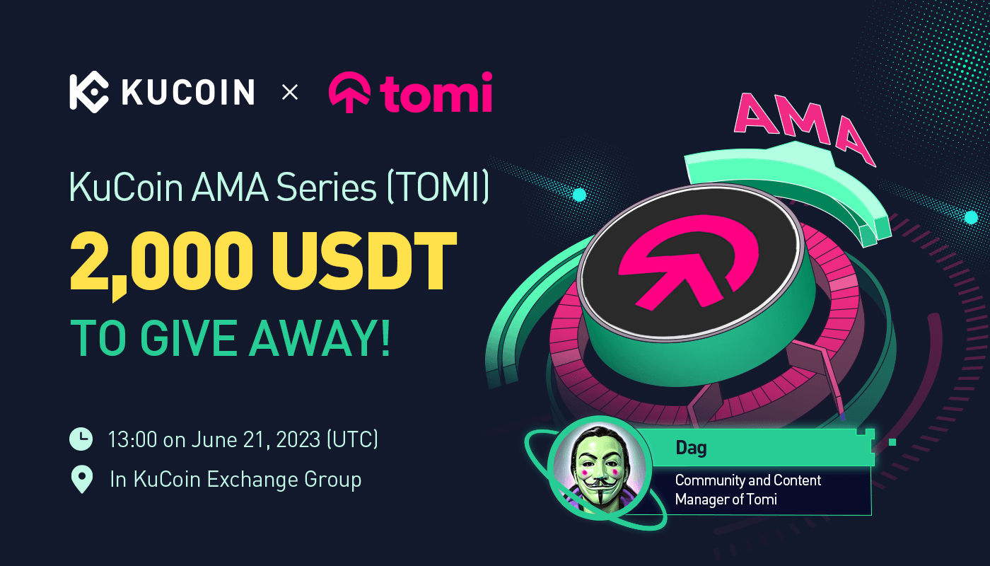 KuCoin AMA With tomiNet (TOMI) — Fostering Decentralization Through an Alternative Internet
