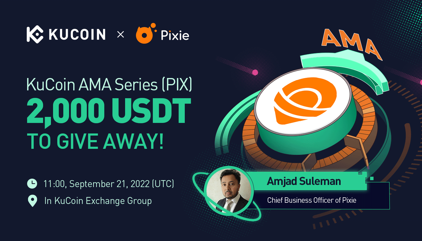 KuCoin AMA With Pixie (PIX) — A Crypto-Based Photo and Video Sharing Social Network in Web3 With SocialFi Concepts