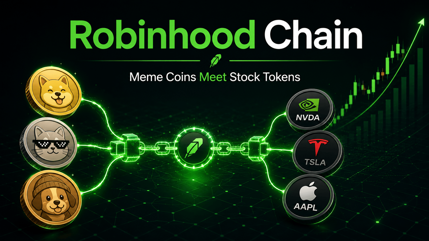 Robinhood Chain กำลังเปลี่ยนเหรียญเมมให้กลายเป็นอาวุธของตลาดหุ้น: ภายในการระเบิดของโทเค็นที่ผูกกับหุ้น