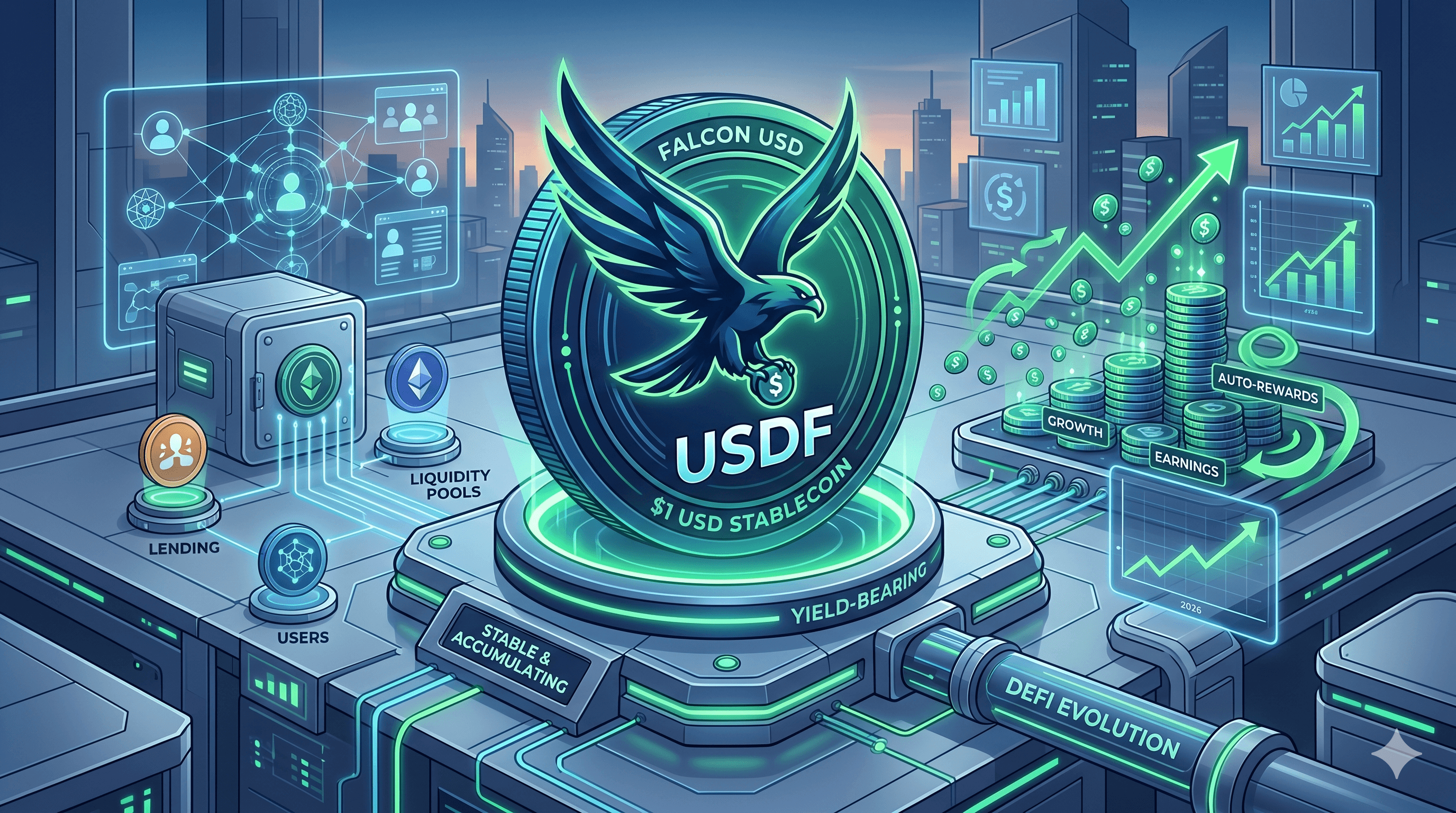 USDF (Falcon USD): The Yield-Bearing Stablecoin That’s Changing DeFi in 2026