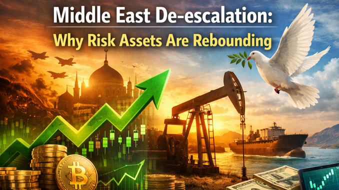 การลดความตึงเครียดในตะวันออกกลาง: เหตุใดสินทรัพย์เสี่ยงจึงฟื้นตัว